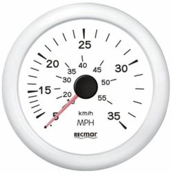 RELOJ CUENTAMILLAS 0/35 MPH BLANCO