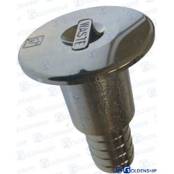 TOMA CUBIERTA «WASTE» 38 mm «WATER»S NEGRAS