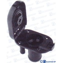 TOMA CUBIERTA CIERRE RAPIDO «WATER» NEGRO