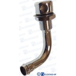 RESPIRADERO LATON CROMADO 16 mm 90º