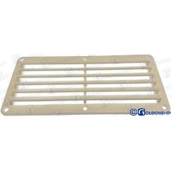 REJILLA VENTILACION ABS 257 x 125 mm BLANCA