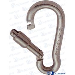 MOSQUETON EXT. 8mm. CON SEGURO