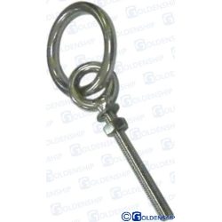 CANCAMO 10×130 mm UN PERNO CON ANILLA (PACK 10)