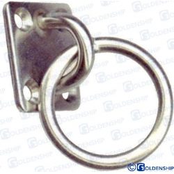 ANILLA CON PLACA 50X40 mm