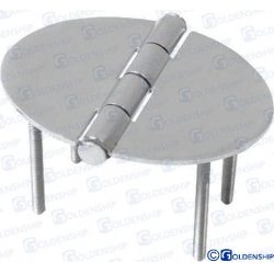 BISAGRA INOX 4 PERNOS 78×56 mm