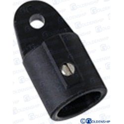 TERMINAL MACHO NYLON NEGRO 16mm (PACK 2)