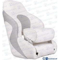 ASIENTO SPORT ERGONOMICO BLANCO/GRIS
