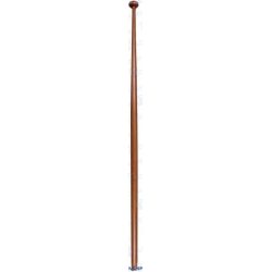 ASTA BANDERA MADERA 120 cm. Ø 32 mm