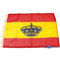 BANDERA ESPAÑOLA20X30 C/CORONA