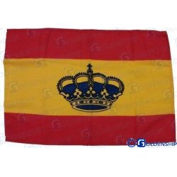 BANDERA ESPAÑOLA30X45 C/CORONA
