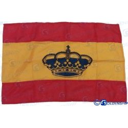 BANDERA ESPAÑOLA40X60 C/CORONA