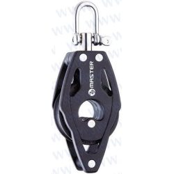 POLEA SIMPLE GIRATORIA CON ARRAIGO 40 mm