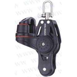 POLEA VIOLIN SIMPLE CON MORDAZA 40 mm