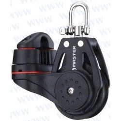 POLEA SIMPLE CON MORDAZA 57 mm