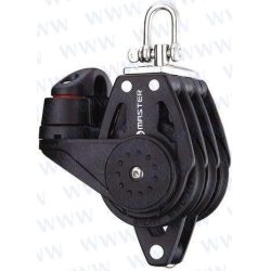 POLEA TRIPLE CON MORDAZA 57 mm