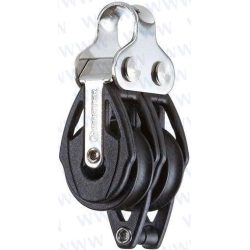 POLEA SIMPLE CON ARRAIGO 22 mm