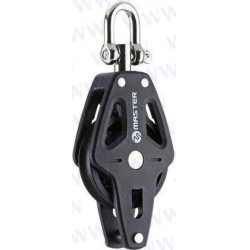 POLEA SIMPLE RODAMIENTOS CON ARRAIGO 60 mm