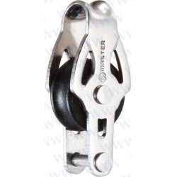 POLEA SIMPLE CON ARRAIGO 16 mm