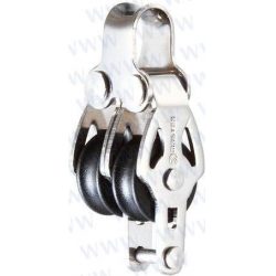 POLEA DOBLE CON ARRAIGO 16 mm