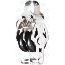 POLEA SIMPLE CON ARRAIGO 22 mm