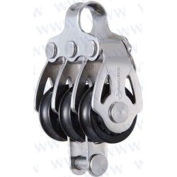 POLEA TRIPLE CON ARRAIGO 22 mm