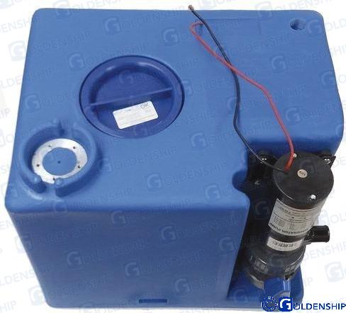 DEPOSITO AG.NEGRAS 56L CON MACERATOR 12V