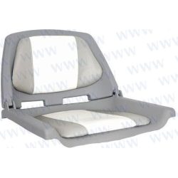 ASIENTO PLEGABLE FISHERMAN GRIS/BLANCO