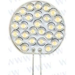 BOMBILLA LED G4 90º 12V-180 mA 27 LEDS 35,1×46,5 mm.