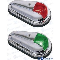 PAR LUCES NAVEGACION LATON CROMADO