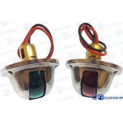 PAR LUCES NAVEGACION VERT. RED. INOX