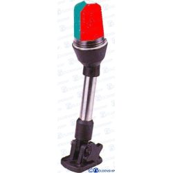 LUZ TRICOLOR ABATIBLE 12V 10W 25 cm.