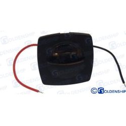 LUZ CORTESIA NEGRA 12V 3W CON DIFUSOR