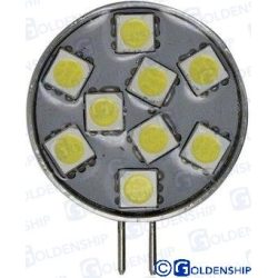 BOMBILLA G4 VERTICAL 9LED 1,8W 10/30V