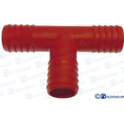 EMPALME «T» 19 MM, 3/4″ ROJO