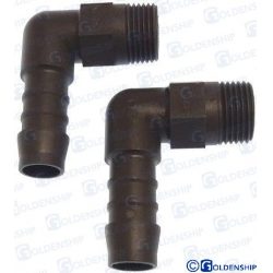 RACOR 90º POLIAMIDA 3/4 – 19 mm