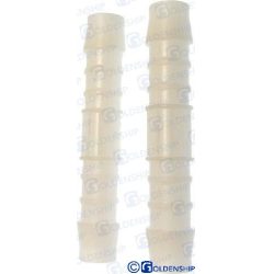 EMPALME RECTO POLIAMIDA 12 mm. (PACK 2)