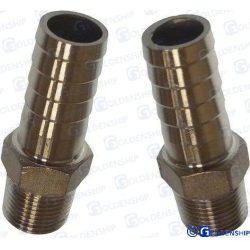 ENTRONQUE 1/2″ 15 mm. INOX (PACK 2)
