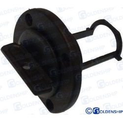DESAGÜE CON TAPON PLASTICO NEGRO