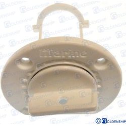 DESAGÜE CON TAPON PLASTICO BLANCO