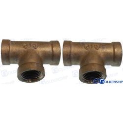 CONEXION «T» HEMBRA  INOX  3/8″ (PACK 2)