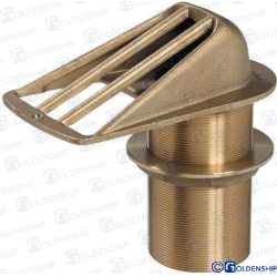 PASACASCO HIGH FLOW BRONCE C/REJILLA 2″