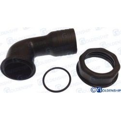 RACOR DEPOSITO 90º 50mm.