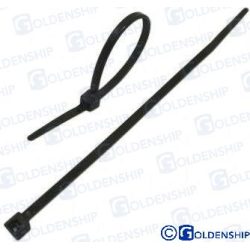 ABRAZADERA NYLON 450×4,8 mm. NEGRA (PACK 100)