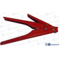 PISTOLA DE ACERO 1,5 mm. PARA ABRAZADERAS DE POLIAMIDA