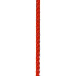 CABO POLIESTER 4mm. NARANJA 12 M