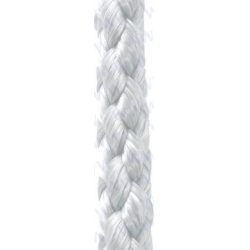 POLYESTER TRENZ. SILKELINA BLANCO 4mm. (100M)