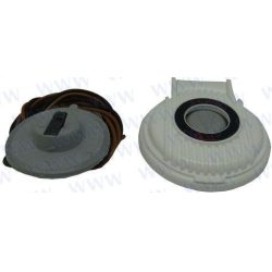 PULSADOR DE PIE DOWN 900D BLANCO / GOMA NEGRA