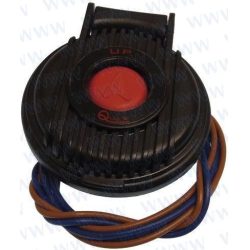 PULSADOR DE PIE UP 900/U NEGRO / GOMA ROJA