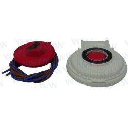 PULSADOR DE PIE UP 900/U BLANCO / GOMA ROJA